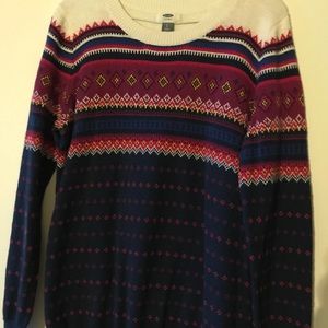 Multicolored sweater